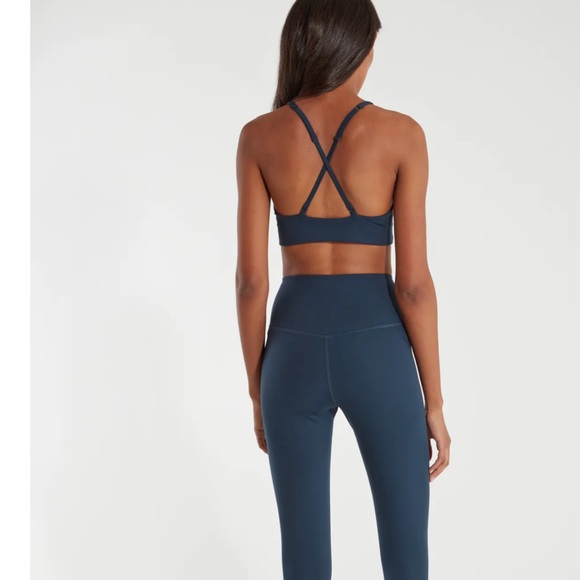 NWT Girlfriend Collective
Topanga Criss Cross Sports Bra Medium Navy - Picture 2 of 8